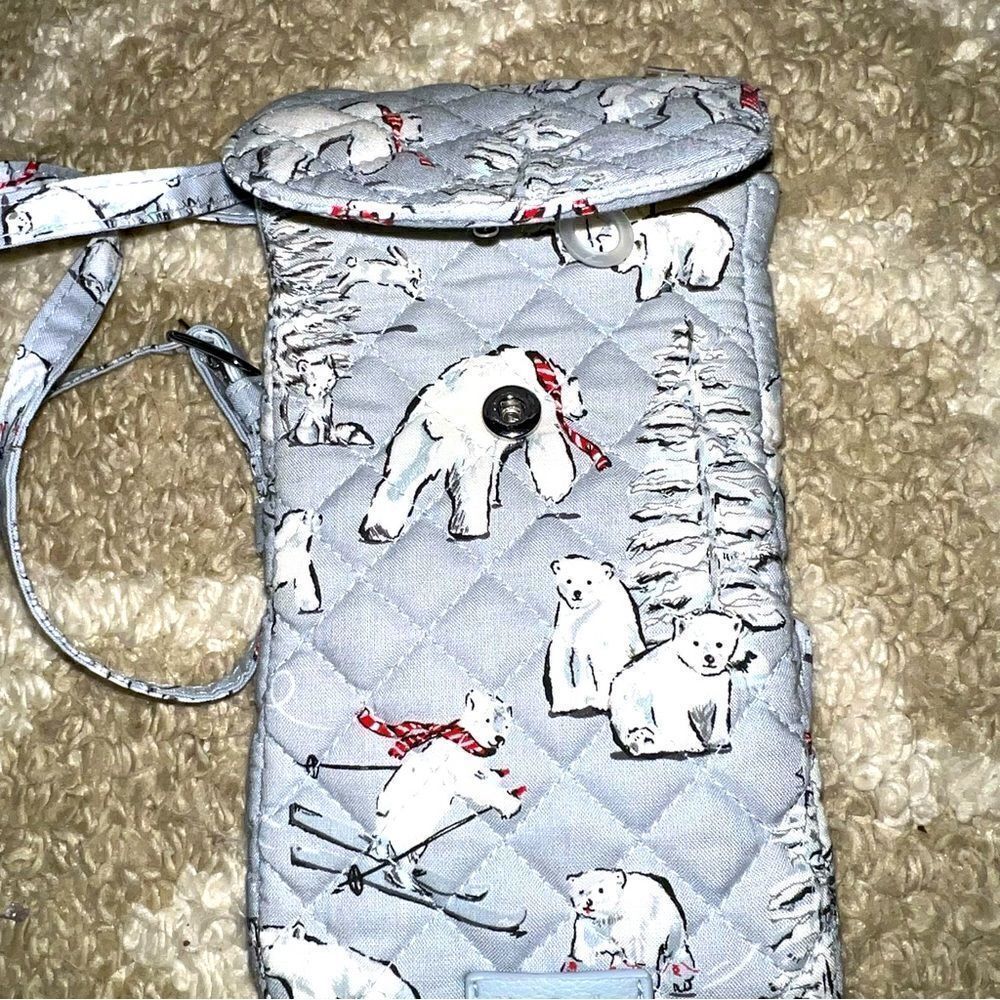 Vera Bradley polar bear little purse